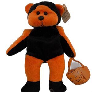 March of Dimes Halloween "Boo Boo" Bear 8" beanbag plush w/Tag